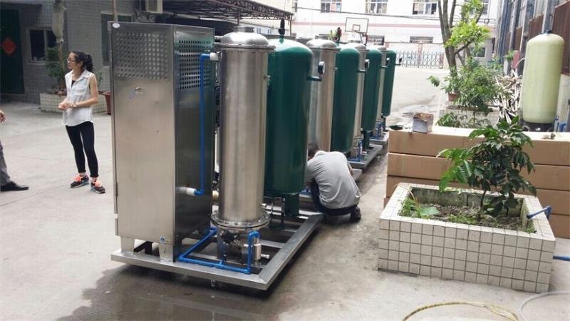 臭氧發(fā)生器，500克氧氣源臭氧發(fā)生器牛仔洗滌現場(chǎng)視頻
